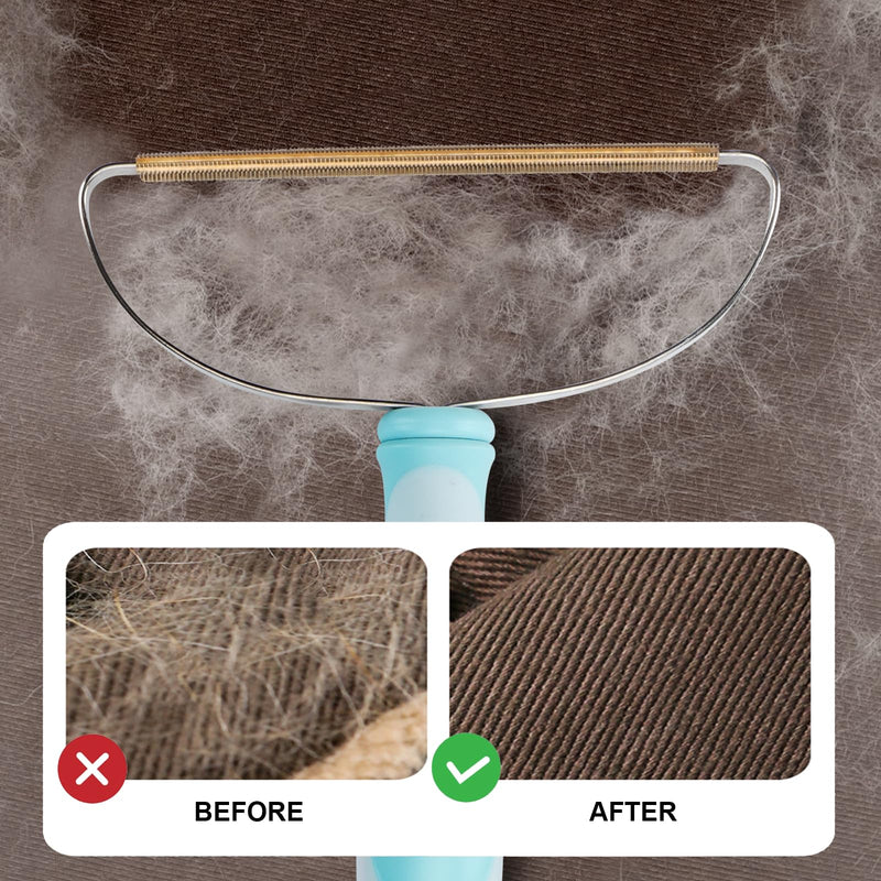 Pet Hair Removal Tool, Dog Cat Deep Cleaning Fur Removers, Lint Cleaner Pro, Portable Scraper Rake Carpet Hairball Shaver Brush for Clothes, Couch, Blanket, Car Mat, Pet Bed, Towels Rugs - PawsPlanet Australia