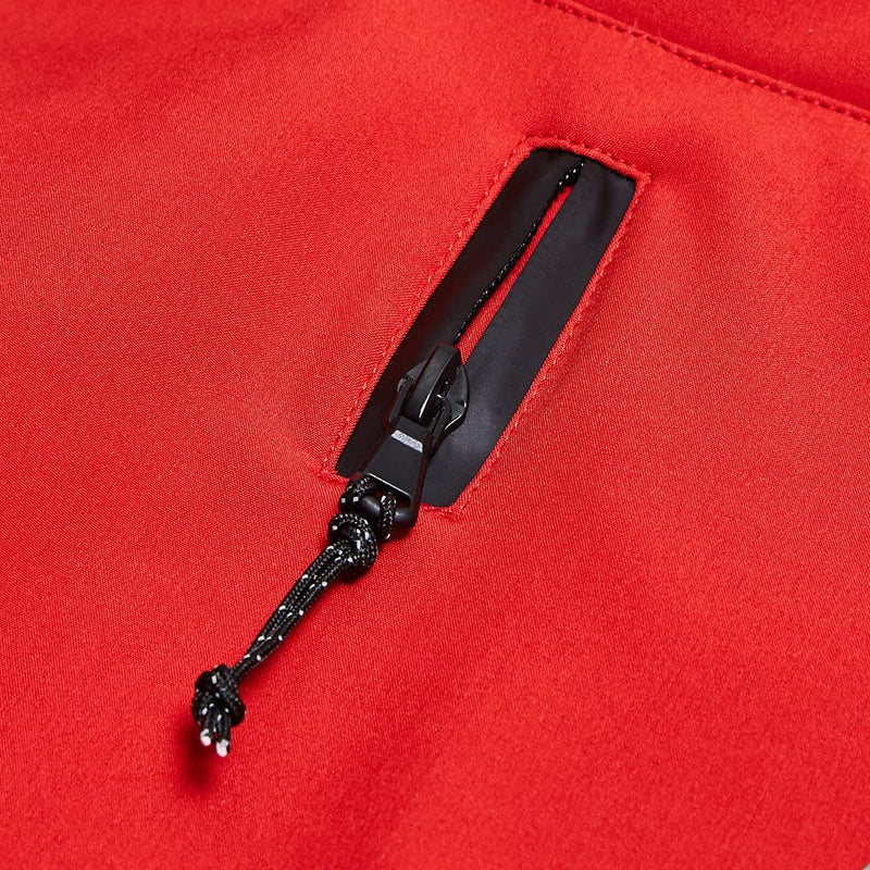 Blueberry Pet Windproof Waterproof Reflective Softshell Dog Jacket, Red, Size 16