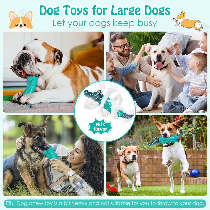 Dog Toys for Super Aggresive Chewers：Dog Toys for Large Dogs - Tough Dog Chew Toys - Indestructible Dog Toys for All Breed Sizes to Keep Them Busy - PawsPlanet Australia