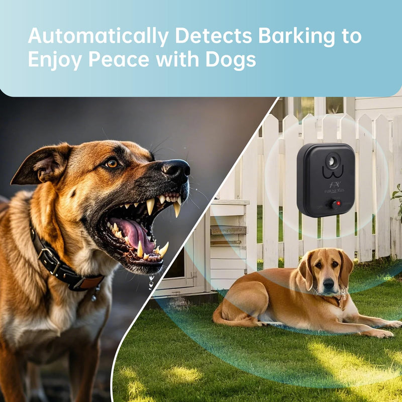 Ultrasonic Dog Bark Deterrent Device up to 50Ft Range, High-Frequency Anti-Barking Stopper for Dogs with 3 Modes, Indoor/Outdoor Control, Neighbor-Friendly Silencer Box - PawsPlanet Australia