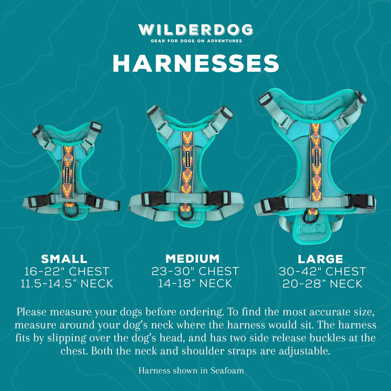 Wilderdog Lightweight Dog Harness with Reflective Straps - Medium - Lilac - PawsPlanet Australia