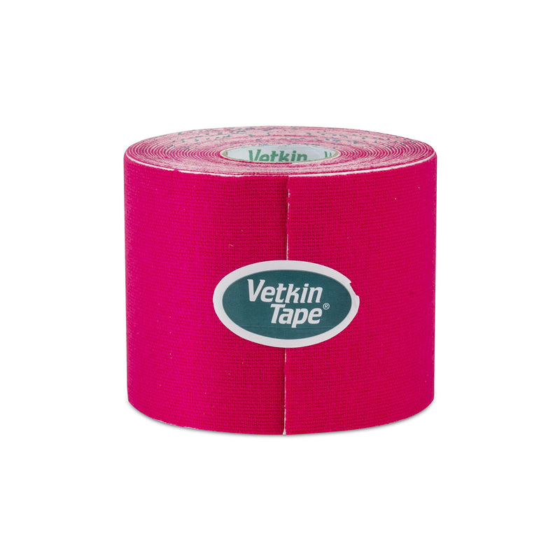 VETKIN VetkinTape® 2.4'' Veterinary Kinesiology Tape | Kinesiology Tape for Horses & Dogs | Equine & Canine Tape Pink - PawsPlanet Australia