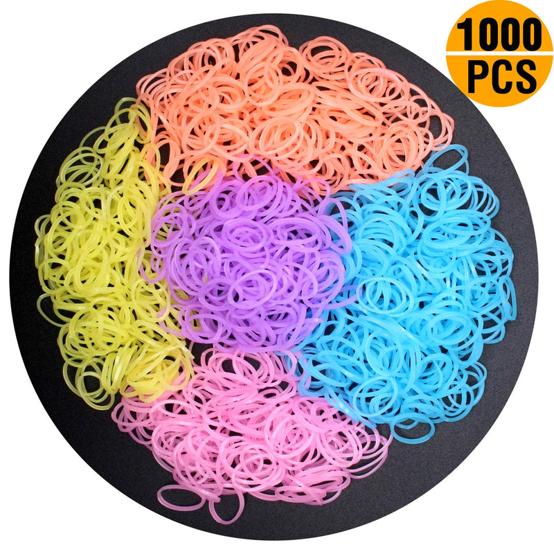 YOY 20 Adorable Pet Dog Hair Bows with Clips & 1000 Rubber Bands & 1 Steel Grooming Comb Set for Groomer,Puppy Top Knot Bowknot Doggy Ponytails Braids and Dreadlocks Cat Kitty Accessories 20 Bows 1000 Bands-F - PawsPlanet Australia