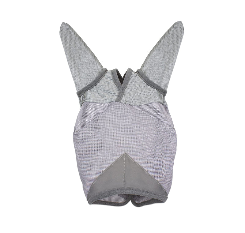 ECP Equine Comfort Products Horse Fly Mask with Ears and Adjustable Strap Gray - PawsPlanet Australia