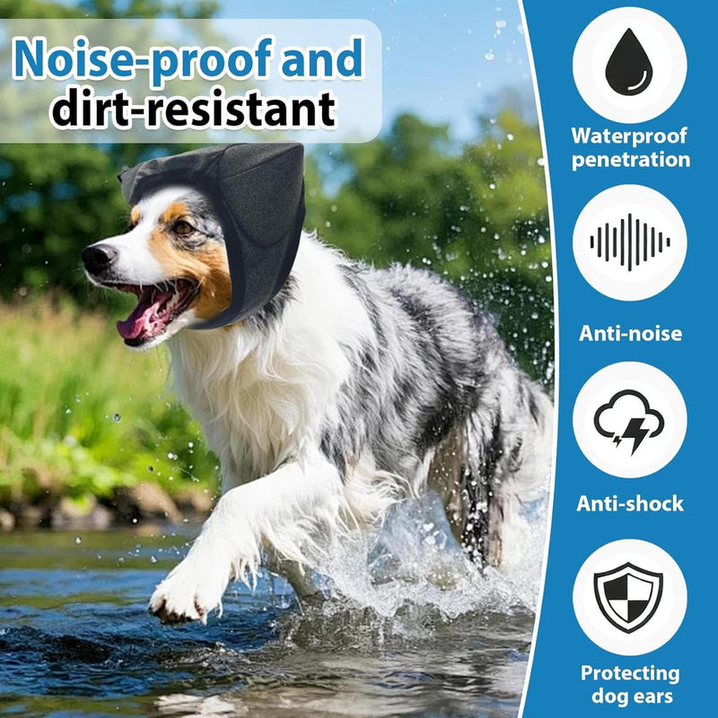 Noise-canceling headphones for dogs to protect against noise | Noise-canceling headphones for dogs | Hearing protection for dogs | Best for small, medium and large breeds when bathing, S