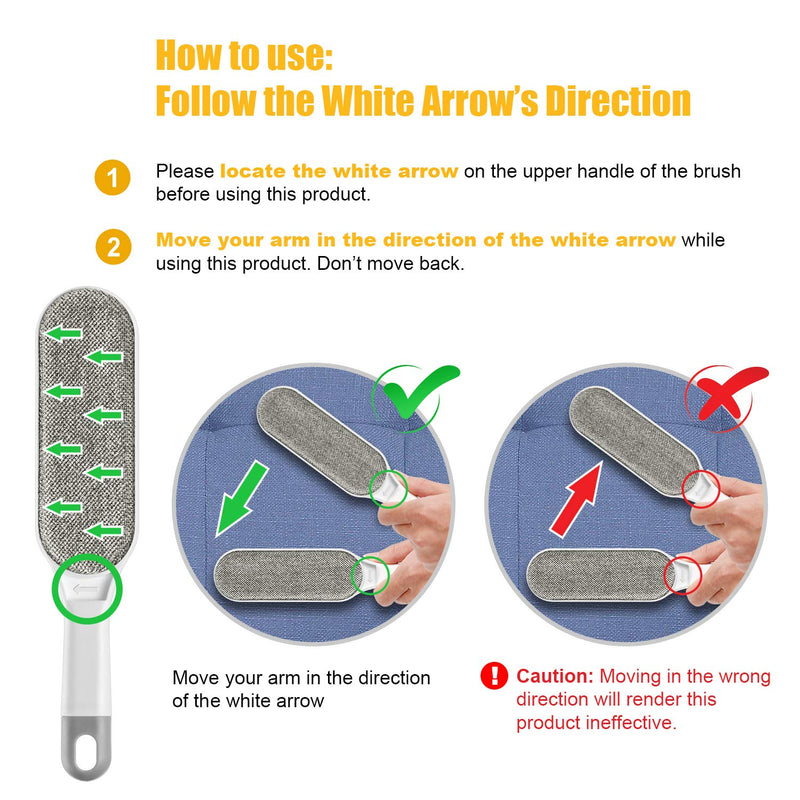 Omasi Reusable Magic Pet Hair Remover Brush for Dogs and Cats