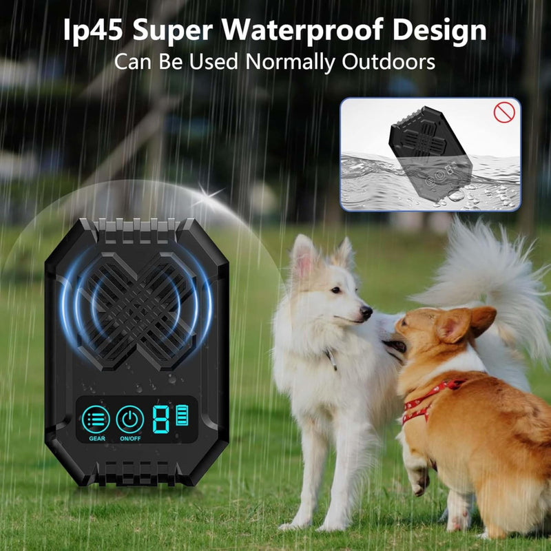 Anti Barking Devices, Ultrasonic Dog Bark, Dog Bark Deterrent Device 3 Adjustable Modes - Rechargeable Long Range 50FT