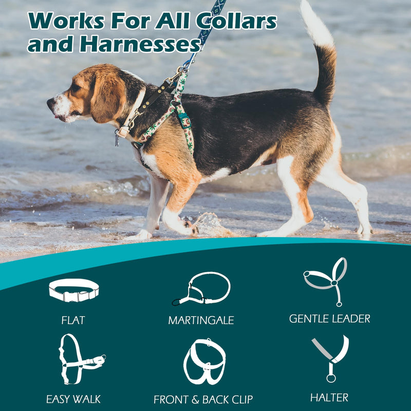 PetBonus Dog Collar Safety Clip, Waterproof Backup Safety Strap for Dog Harness to Prong Collar, Odor Proof Double Ended Clasp Leash Connector for Training Walking (Black) Black - PawsPlanet Australia