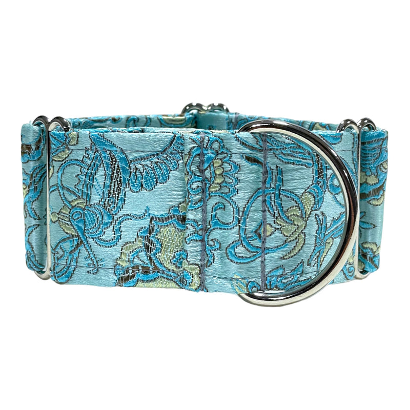 Extra Soft Martingale Dog Collar for Greyhound Saluki Whippet and Other Breeds with Similar Neck 2" Wide (11"-14") Matching Leash Available M 11"-14"