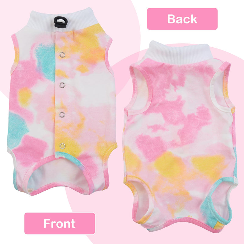 PUMYPOREITY Cat Recovery Suit, Cat Surgery Recovery Suit Female, Cat Spay Recovery Suit, Alternative to Cone of Shame, Cat Surgical Recovery Suit for Skin Diseases and Abdominal Wound, Pink, S Small - PawsPlanet Australia