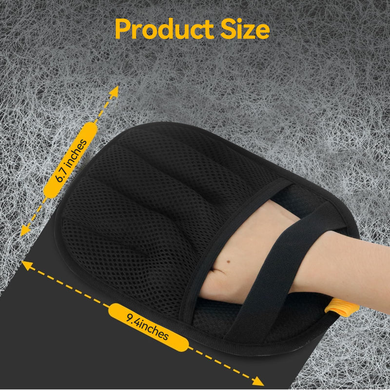 Zayin Pet Hair Removal Glove - 2 Pack Five Finger Electrostatic Pet Hair Remover Glove, Remover Glove Lint Rolls into Strips, Dog and Cat Hair Removal Tool for Furniture, Couch, Car & Clothes - PawsPlanet Australia