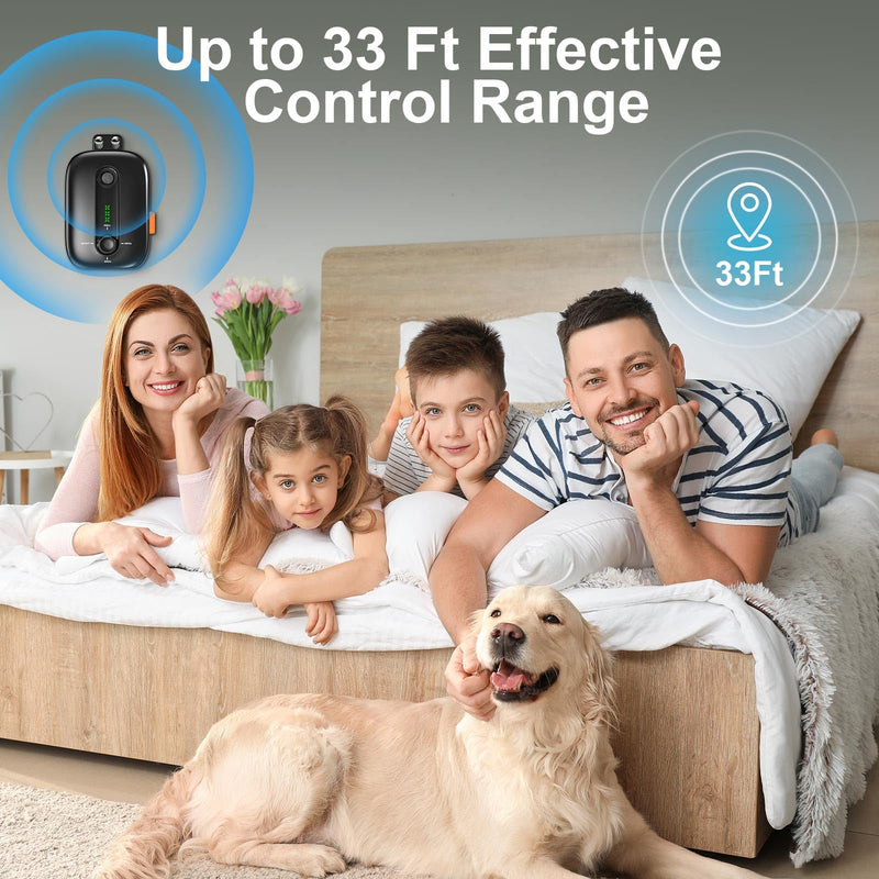 Anti Barking Device for Dogs, Rechargeable Ultrasonic Dog Barking Control Devices with 3 Modes, 33 FT Barking Silencer Sonic Barking Deterrent Indoor/Outdoor Safe for Dog & People Y4 - PawsPlanet Australia