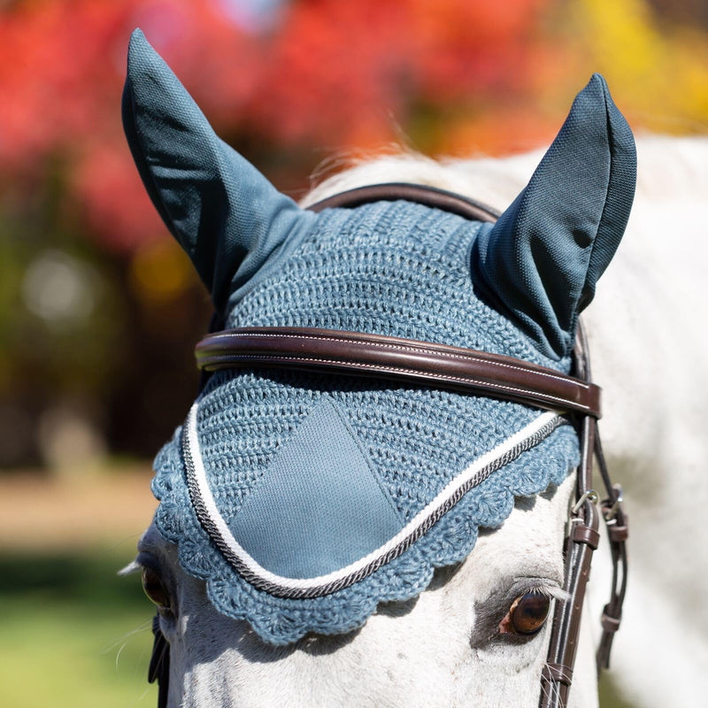 Equinavia Nord Ear Net - Mirage Blue/Gray - Horse