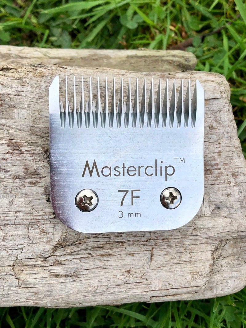 Masterclip Dog Clipping Blade A5 Clipper Blades 50F 40F 30F 15F 10F 9F 7F 7 5F 5# 4F 4# 3F 3# 2F 2# 5/8N Toe Blade Compatible Oster Andis (7F) - PawsPlanet Australia