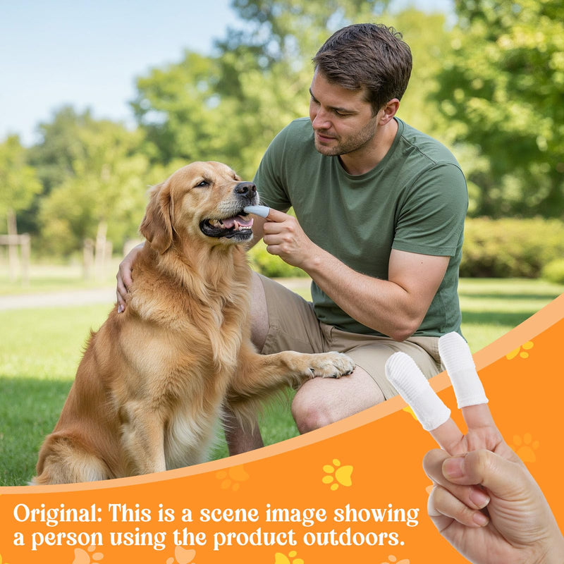 Pack of 30 Dog Toothbrush, 360º Dog Toothbrush, Finger Toothbrush, Dog Pet Toothbrush, Teeth Cleaning, Pet Toothbrush, Pet Finger Toothbrush for Dogs, Puppies, Cats