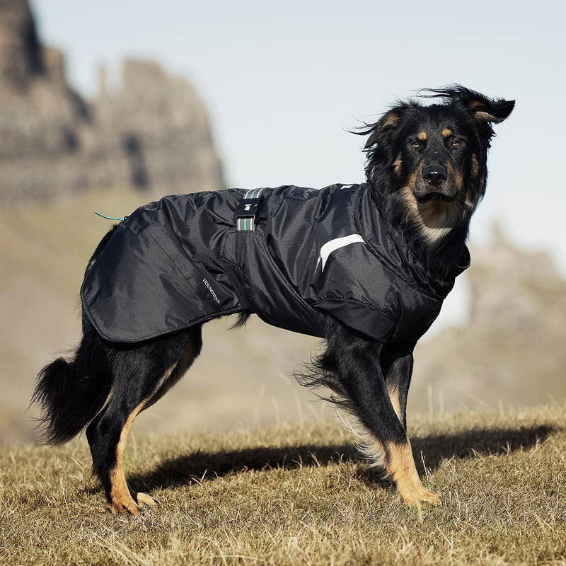 Hurtta Summit Parka Dog Winter Coat, Raven, 8 in - PawsPlanet Australia