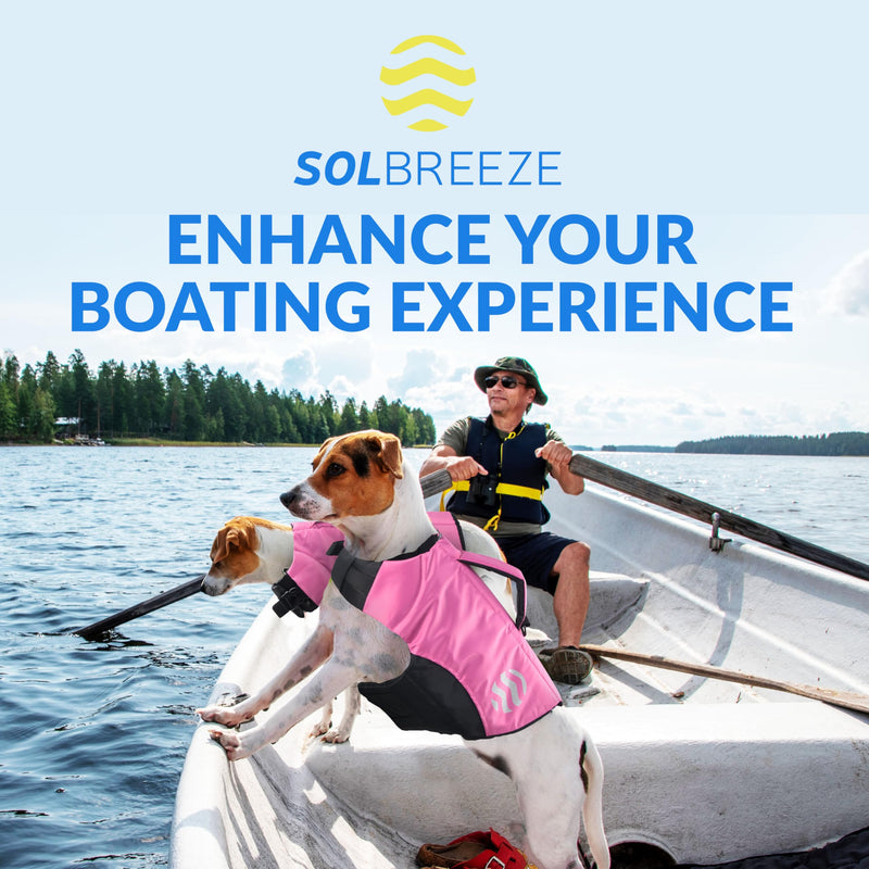 Waterproof Dog Life Jacket with Engineered Support System - High Visibility Dog Life Vest Made from Durable Oxford Fabric - Features Adjustable Velcro Straps & Advanced Safety Features (Medium) Medium Pink - PawsPlanet Australia