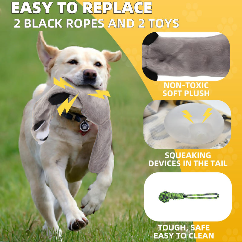 Flirt Pole Dogs, Dog Flirt Pole Extra Strong for Large Medium Small Dogs to Keep The Dog Entertained and Physically Exhausted Ball+Beaver L - PawsPlanet Australia