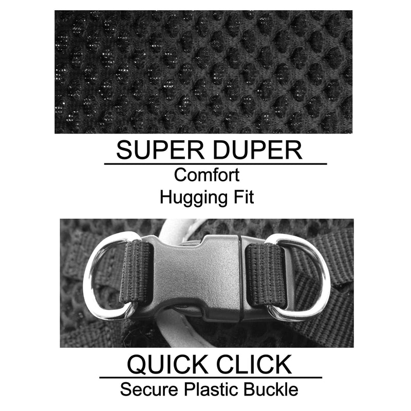 Dog Harness (Chest 20.5"-22", Weight 20–25 lbs) Athletica Adjustable Heavy Duty No Choke Puppy Vest for Small Dogs Lightweight Air Mesh, Reflective, Puppy Essentials – Blue, X-Large X-Large (Chest: 20.5-22") - PawsPlanet Australia