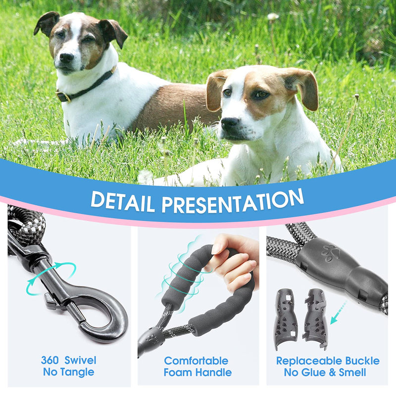 BAAPET Double Bungee Dog Leash + Rope Leash - PawsPlanet Australia
