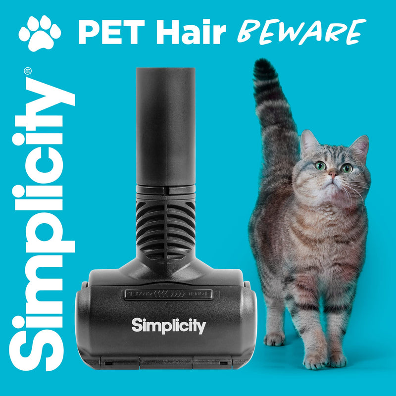 Simplicity Vacuums Pet Fur Remover for Furniture or Clothes, Use as Pet Hair Vacuum Attachment or Lint Roller for Pet Hair, SPET-Tool - PawsPlanet Australia
