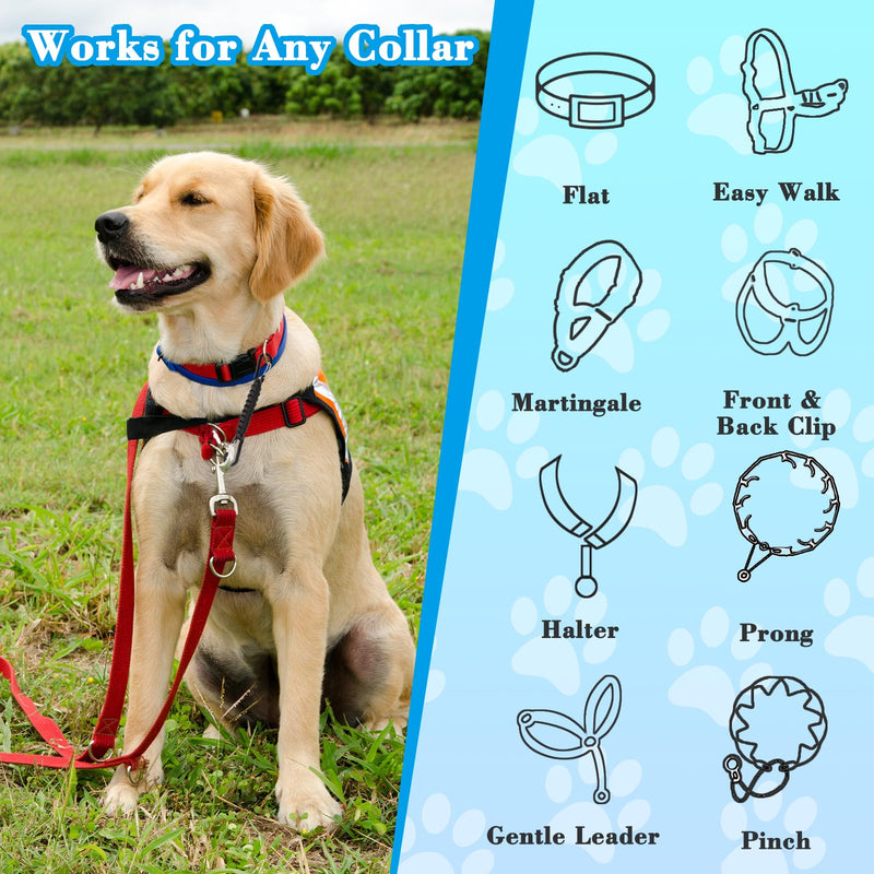 Dog Leash Safety Clip, Backup Safety Strap for Prong Collar, Dog Harness Connector, Training for Running, Walking and Hiking - PawsPlanet Australia