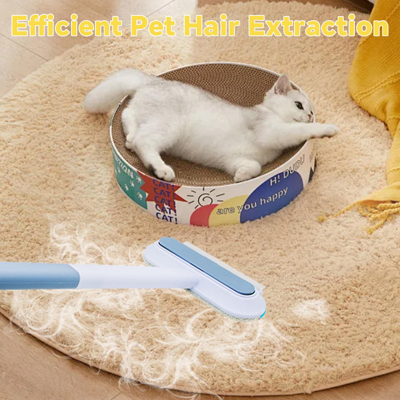 Pet Hair Removal Tool, 4 in 1 Cat and Dog Hair Remover, Gentle on Furniture, Reusable, Washable Cat Hair Remover Brush for Car, Couch, Carpet, Clothes, Window and Laundry - PawsPlanet Australia