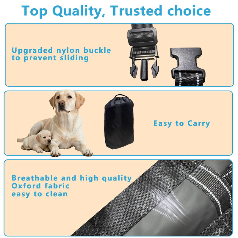 Dual-use Dog Lift Rehab Hareness Canine Sling for Large Pooch Rear Legs and Hip Support,Adjustable and Soft Brace Strap for After ACL Surgery, Helps Senior, Injured and Disabled K9. - PawsPlanet Australia