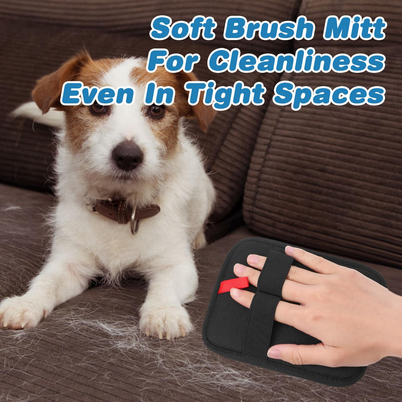 2 Pcs Pet Hair Removal Gloves Brush Double Sided Reusable Electrostatic Static Cat Hair Remover Glove for Dog Cat Grooming Fur Remover Mitt Tool for Clothing Couch Carpet Car Seat - PawsPlanet Australia