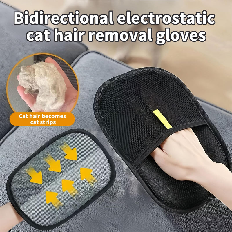 Kivori pet Hair Removal Gloves The Magic Brush pet Hair Remover Washable Reusable Cat & Dog Hair Remover for Couch, Furniture, Carpet,Clothing,Car Seats（1PCS） - PawsPlanet Australia