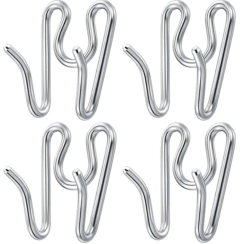 Extra Links for Prong Collar, 4 Pack 2.25mm Stainless Steel Smooth Surface Links for Pinch Collar 4 pack links