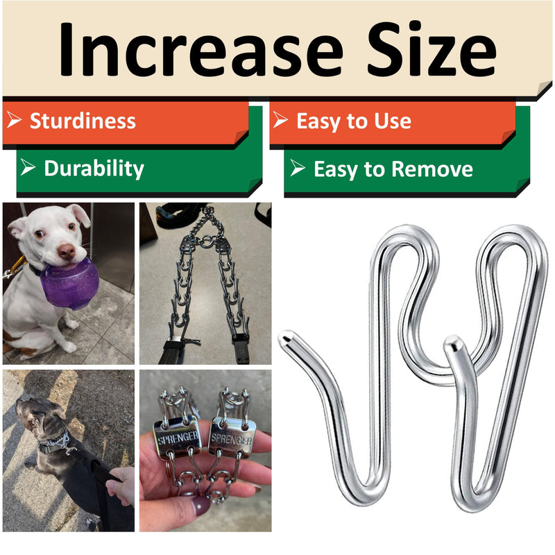 Extra Links for Prong Collar, 4 Pack 4.00mm Stainless Steel Smooth Surface Links for Pinch Collar 4 pack links - PawsPlanet Australia