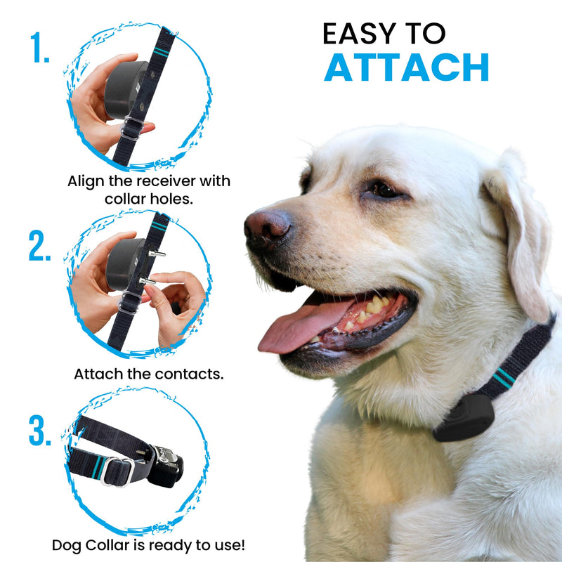 ECollar Replacement Strap - Compatible with Major Brands Including Petsafe, Sportdog, Invisible Fence Shock Collar Replacement Collar, Invisible Fence Compatible Collar (Patriot, Large) Patriot - PawsPlanet Australia