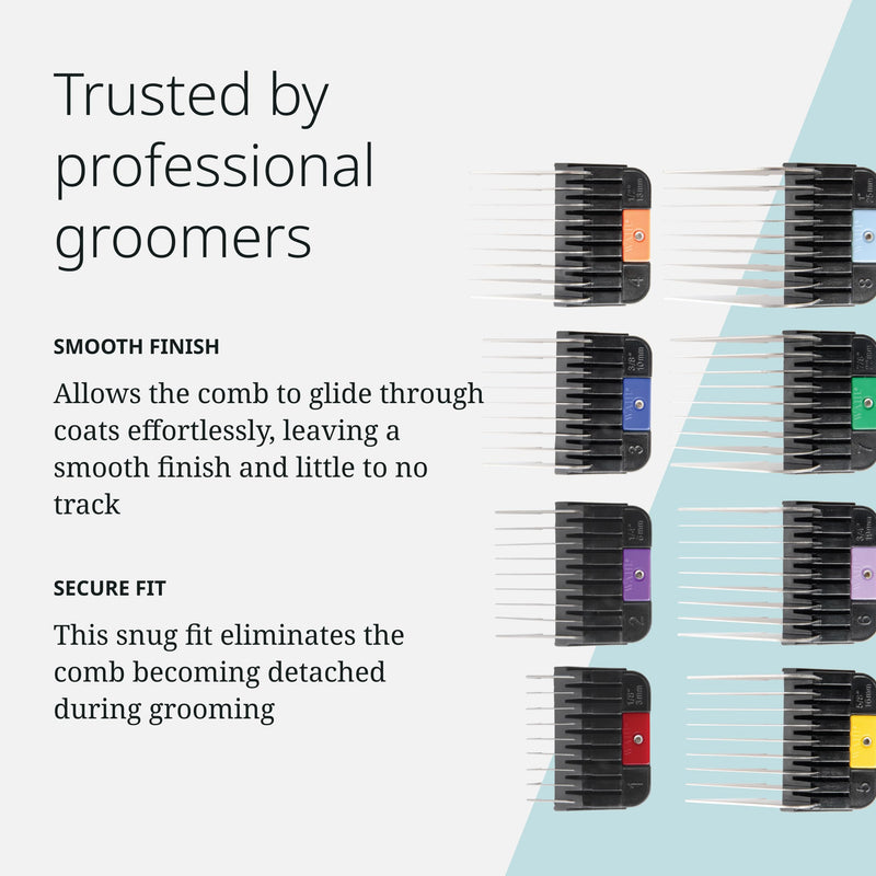 Wahl Stainless Steel Combs in Container Fits Prime & Competition Blade - PawsPlanet Australia