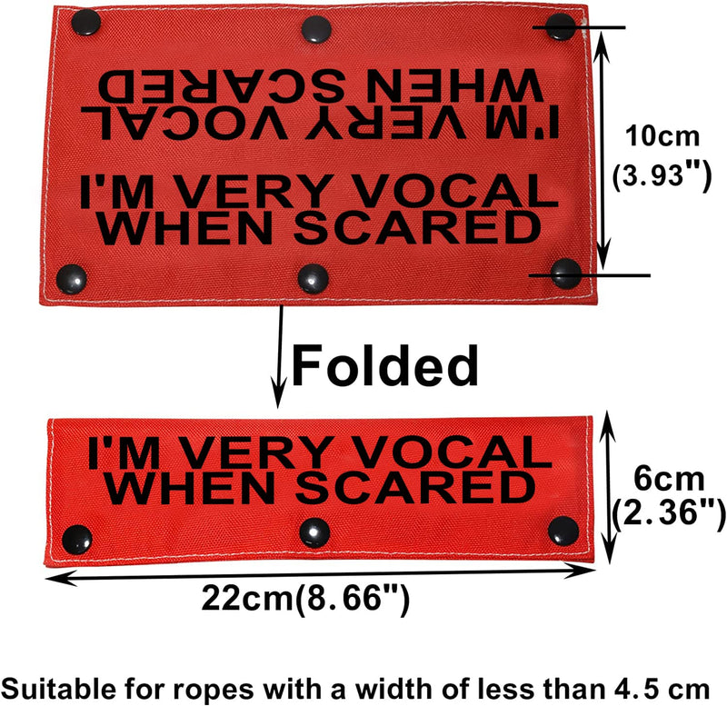 Funny Dog Leash Sleeve I'm Very Vocal When Scared Dog Leash Wrap Sleeve Pet Birthday Gift (I'm Very Vocal-Sleeve) I'm Very Vocal-Sleeve - PawsPlanet Australia