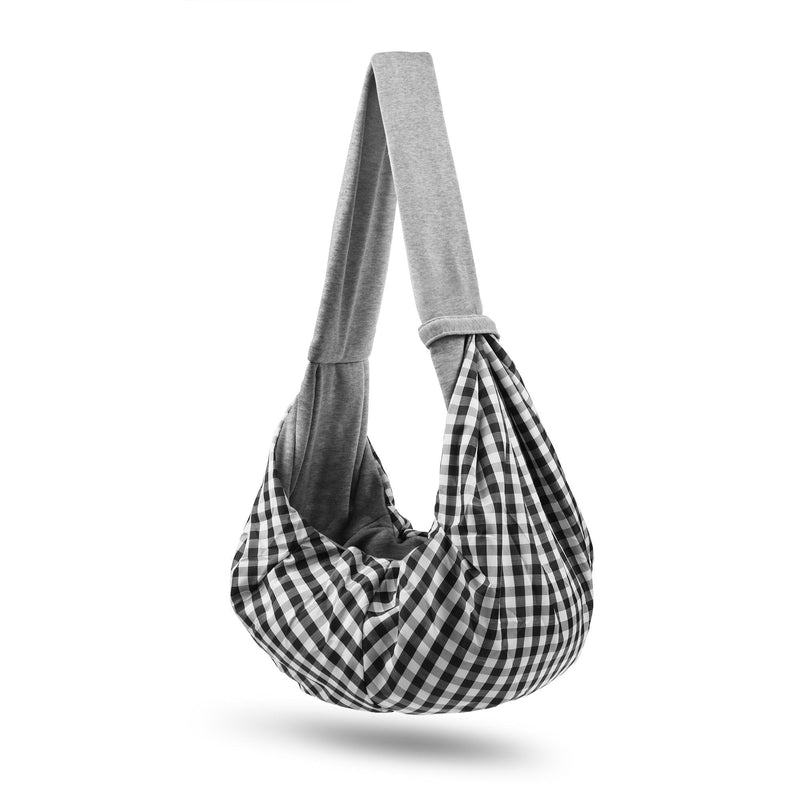 Cosmos Reversible Dog Sling Carrier Dog Purse with Breathable Soft Cotton Suit for Puppy Small Dogs and Cats for Outdoor Travel Gray - PawsPlanet Australia