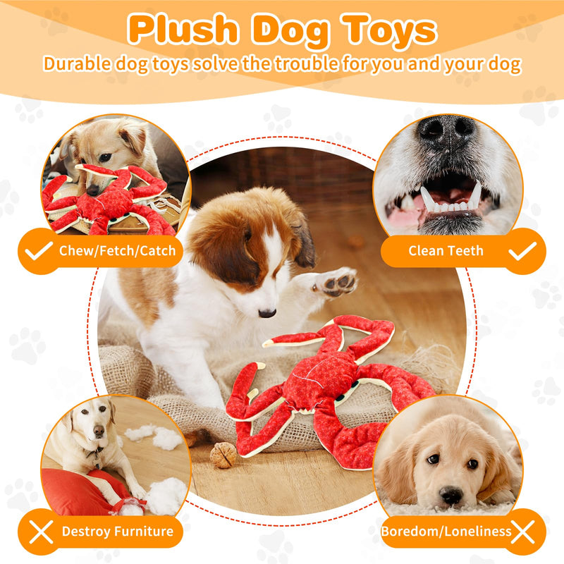 Large Dog Toys Squeaky: Plush Dog Toys - Stuffed Dog Toys - Big Dog Toys for Small Medium Large Breeds - PawsPlanet Australia