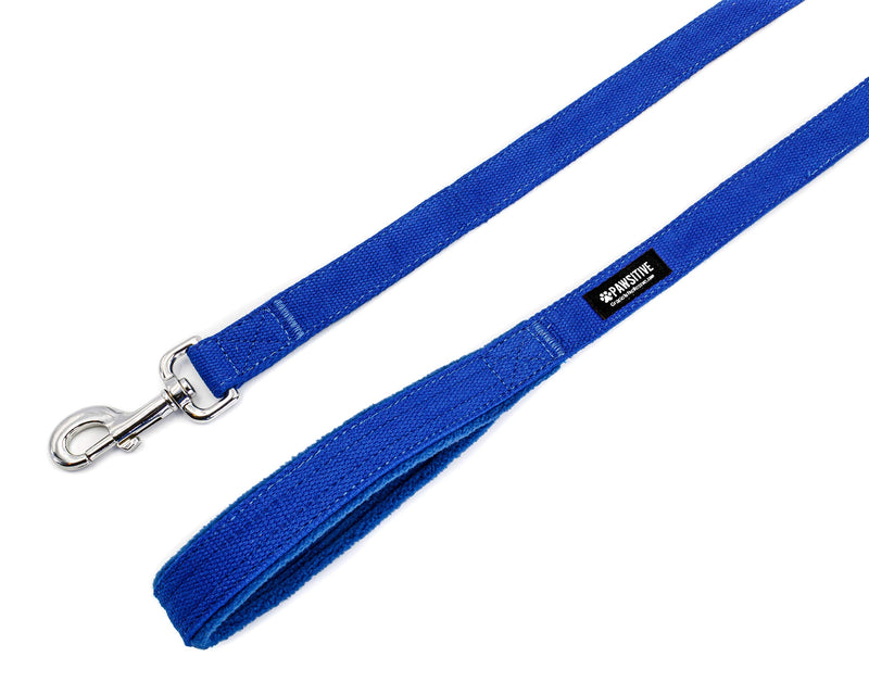 100% Hemp Leash - We Donate a Leash to a Dog Rescue for Every Leash Sold, 5ft Long - Blue - PawsPlanet Australia