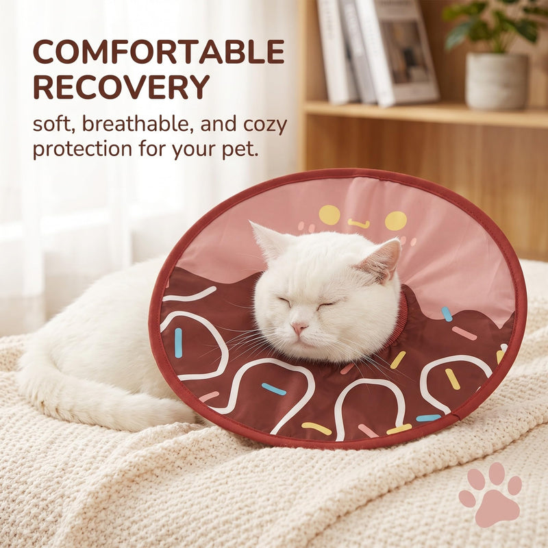 1 pc Cat Neck Brace, Cat Protective Collar, Adjustable Cat Neck Brace Collar, Recovery Collar Soft Cone After Surgery and Injuries, for Small Dogs and Cats