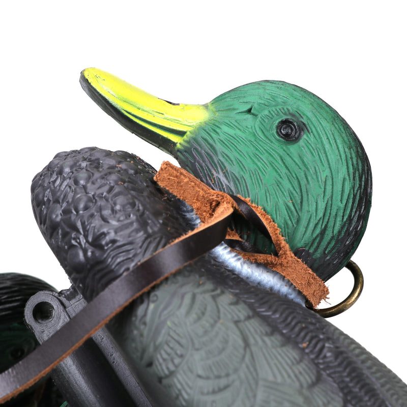 TOURBON Leather Game Carrier Dove Bird Duck Strap Waterfowl Hanger Quail Tote Belt with 12 Drops Slip Ring - PawsPlanet Australia