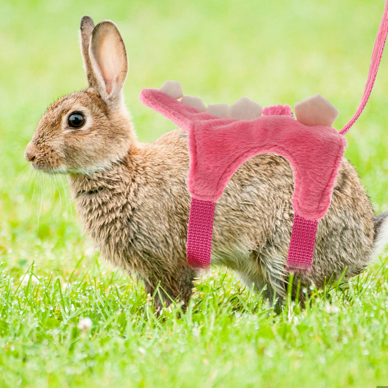 POPETPOP Cute Bunny Harness Pet Leash Harness Small Animal Harness Pet Leash Non-woven Fabric Wiring Harness Kitten Decorative Ferret Harness Pet Harness Ferret Leash Kit As Shown 1 - PawsPlanet Australia