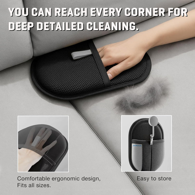 Pet Hair Removal Glove for Dogs & Cats, Newly Upgraded Reusable Electrostatic Pet Hair Glove, Magic Brush Pet Hair Remover Tool for Clothing, Couch, Carpet, Car Seats 1 - PawsPlanet Australia