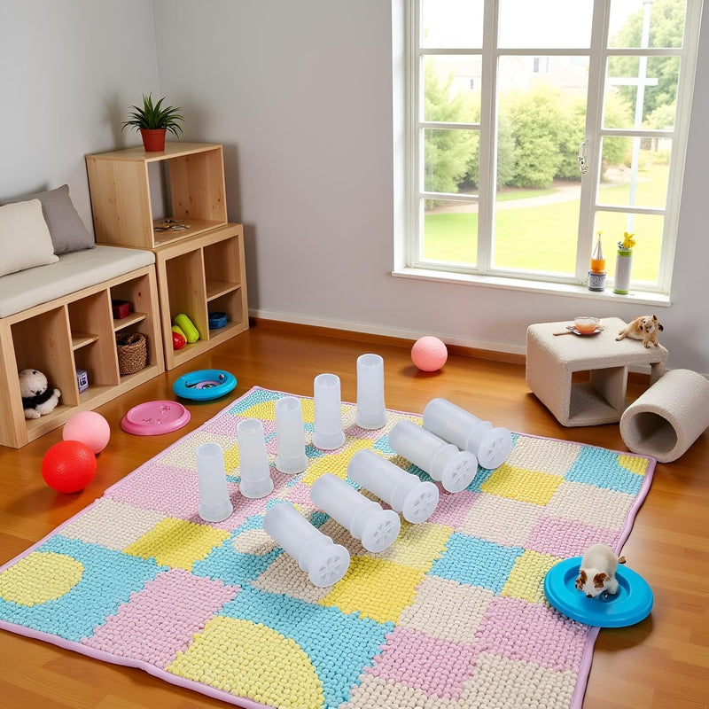 100 Pcs Noise Makers Insert Squeakers, Plastic Dog Squeaky Toy Whistles,Insert Replacements DIY Accessories Toys,Dog Toy Replaceable Squeaker(15.5x4.8mm) - PawsPlanet Australia