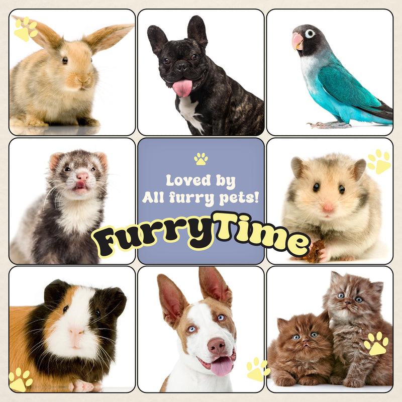 FURRYTIME Pet Cleaning Glove Wipes for Dogs & Cats, 30 Gloves, Hypoallergenic Pet Wipes Disposable No-Rinse Grooming, Extra Thick Bathing Wipes, Pet Dry Cleaning Paws, Coat, Ears, Eye Area, Butt - PawsPlanet Australia