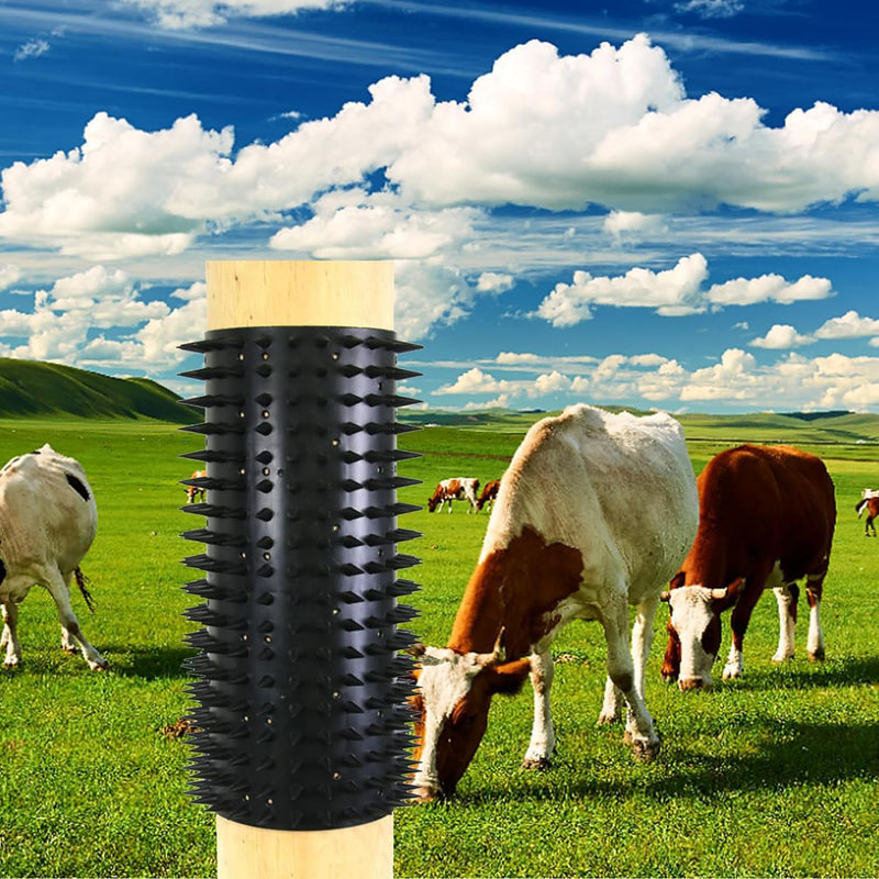 Cattle Scratcher - Livestock Scratching Brush | Horse Brushes Animal Scratch Itch Relief | Cattle Soft Touch Itch Post Pad For Livestock, Horse Grooming, Cattle, Sheep（33.8x42cm） - PawsPlanet Australia