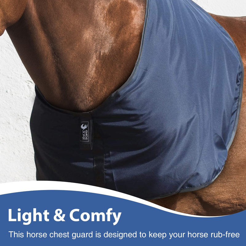 Horse Shoulder Guard Anti-Rub Vest for Horses Match with Stable Rug or Turnout Rug Navy Medium Cob - PawsPlanet Australia