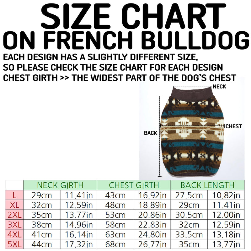 French Bulldog Clothes for Dogs Cozy Warm Fleece Cold Weather Coat Pocket Sweater Fall and Winter (XL,B Mustard Pkt) Pocket Warm Fleece XL - PawsPlanet Australia