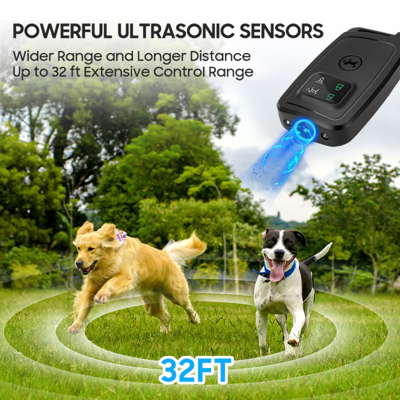 Ultrasonic Anti Barking Device for Dogs，Dog Deterrent Devices & Barking Silencer for Bad Behavior，Indoor/Outdoor Dog Training Bark Control
