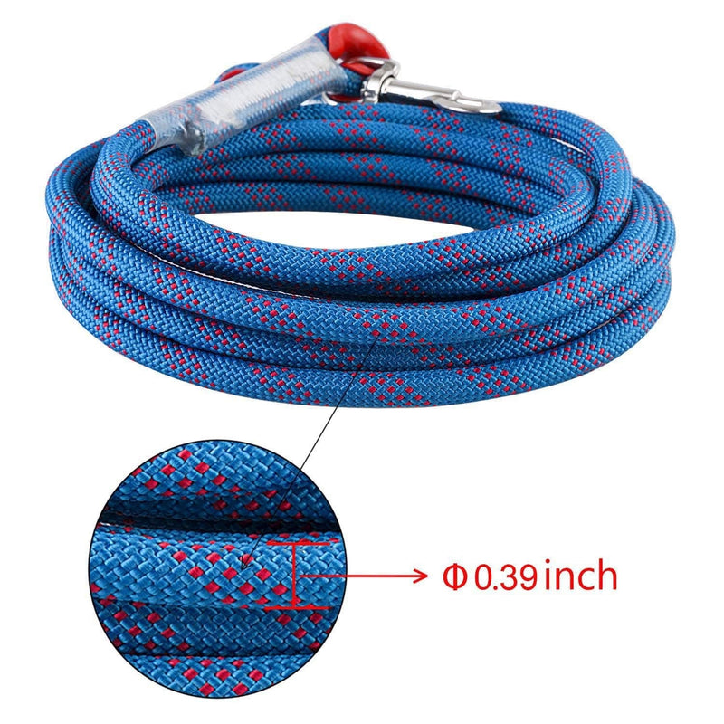 DDculture Ultra Strong Dog Tie Out Rope for Large Dogs and Big Pets,Safe and Effective Tangle Free Dog Tether,Dog Leash Holds up to 150 lbs,20/30 ft 30ft - PawsPlanet Australia