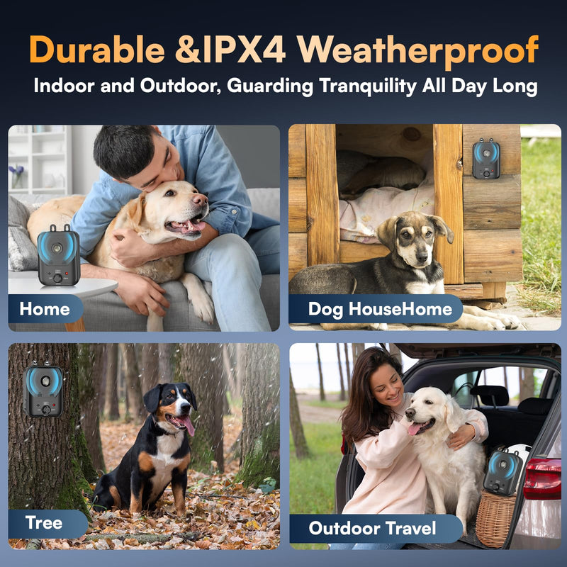Anti Barking Devices, Auto Barking Control Devices with 3 Modes, Rechargeable Ultrasonic Dog Barking Deterrent Devices Bark Box, Effective Stop Barking Dog Devices for Indoor & Outdoor Use - PawsPlanet Australia